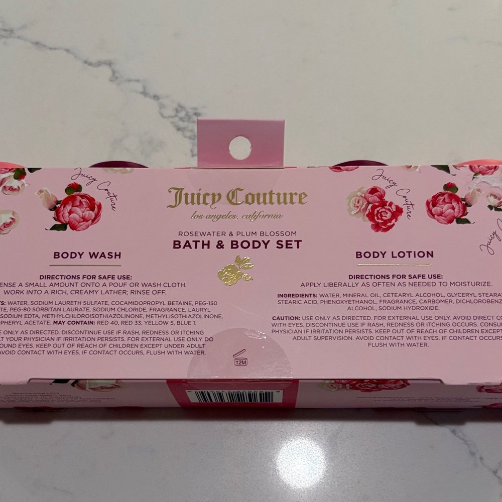 Juicy Couture Pink & Purple Body Wash Set - Picture 3 of 6